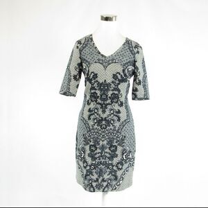 Baraschi light gray black dress 6